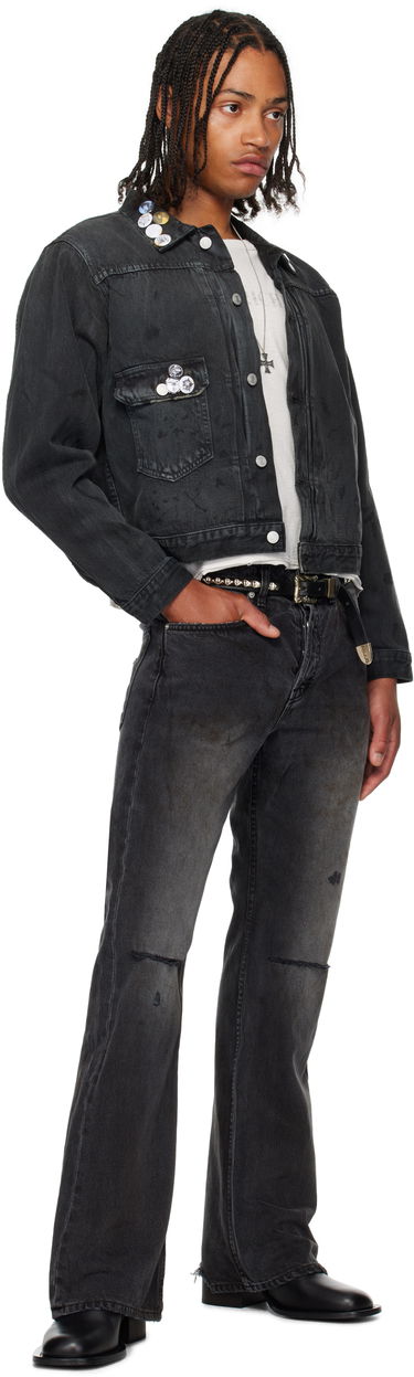 Jeans Enfants Riches Déprimés Enfants Riches Déprimés Wider Flare Leg Jeans Sort | 050-400, 4