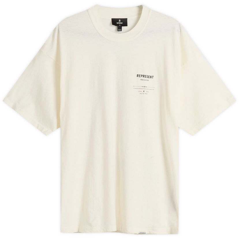 T-shirt Represent Clo Revere Manor T-Shirt, Size X-Small Hvid | MLM100286-27
