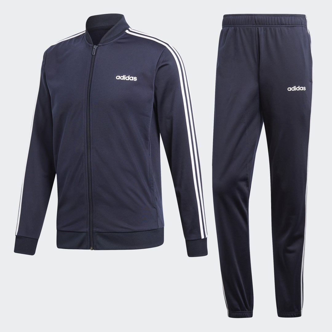 Træningsdragt adidas Performance 3-Stripes Track Suit Mørkeblå | DV2468, 1