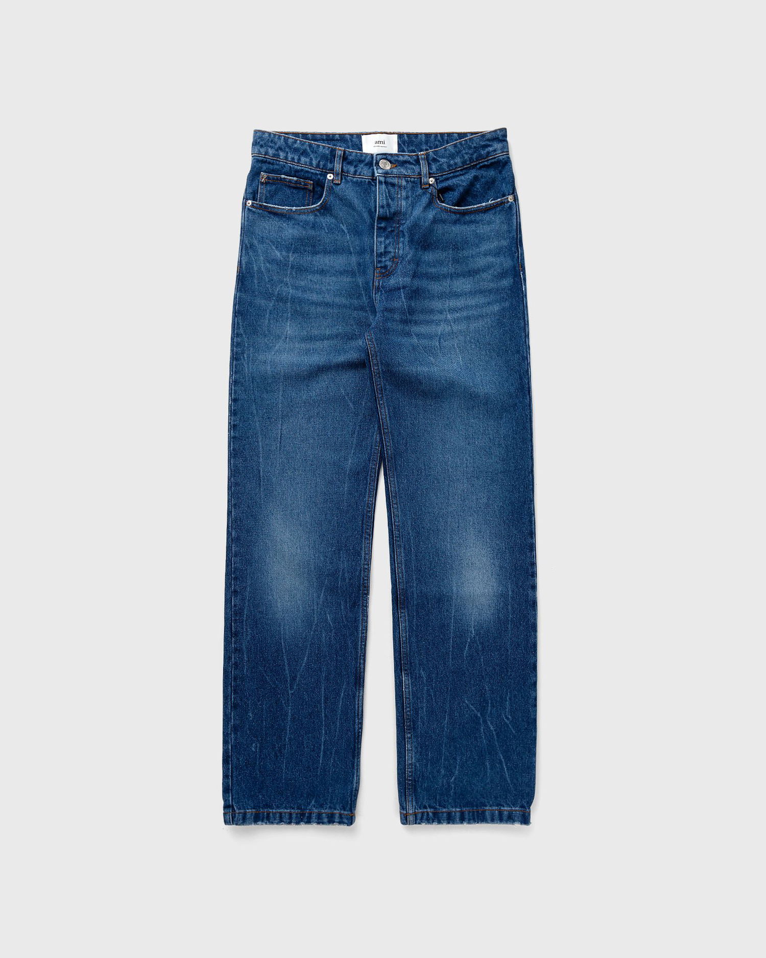 Jeans AMI Paris Straight Fit Jeans Mørkeblå | UTR500.DE0016-480, 0