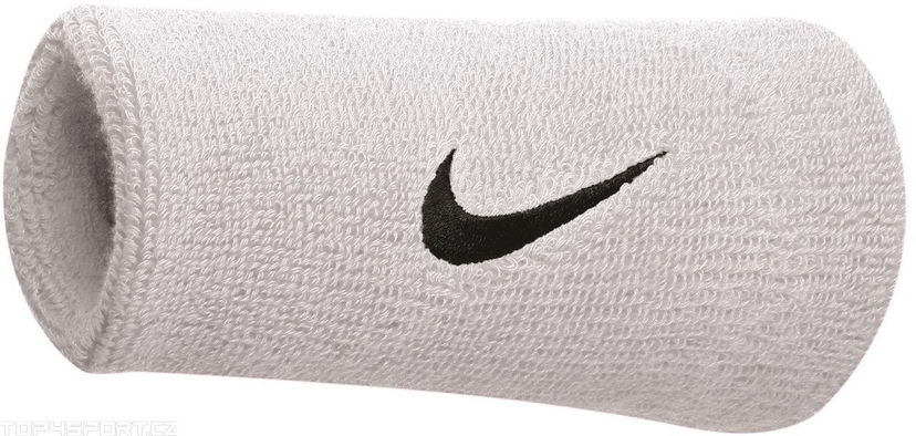 Tilbehør Nike SWOOSH DOUBLEWIDE WRISTBANDS Hvid | nnn05101os-101