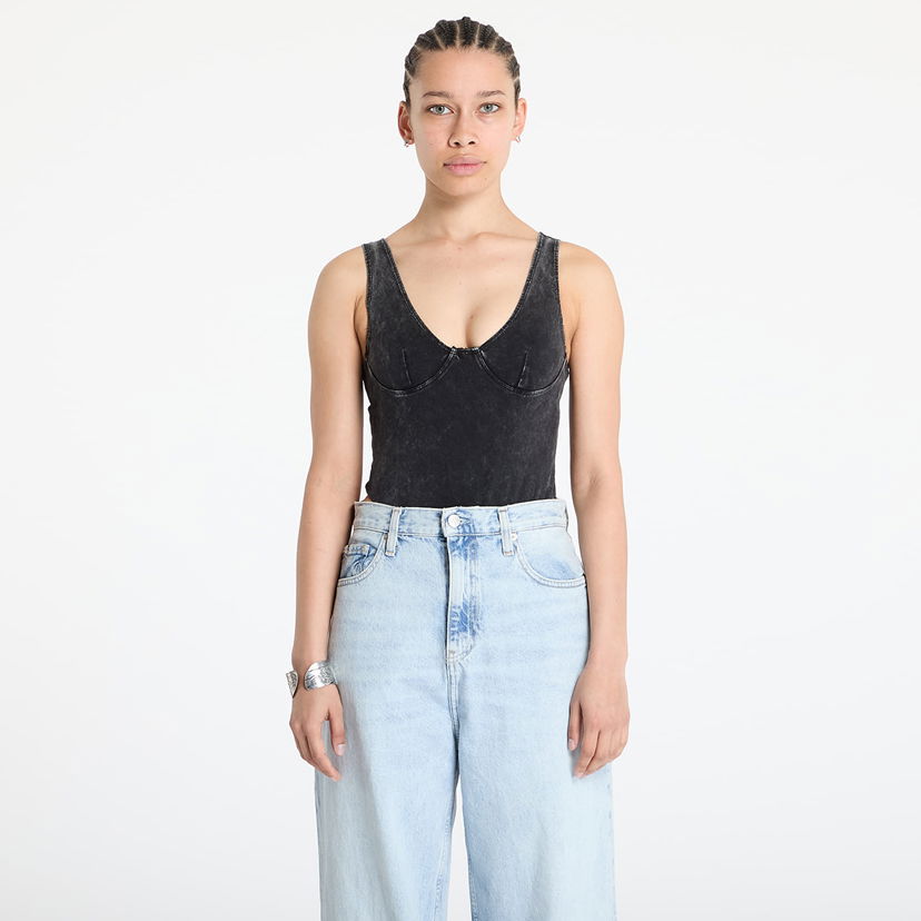 Krop Patta Patta Acid Wash Bodysuit Sort | POC-FS25-1090-883-0002-001