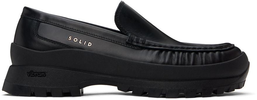 Tøj Solid Homme Solid Homme Leather Loafers Sort | S243SU01, 0