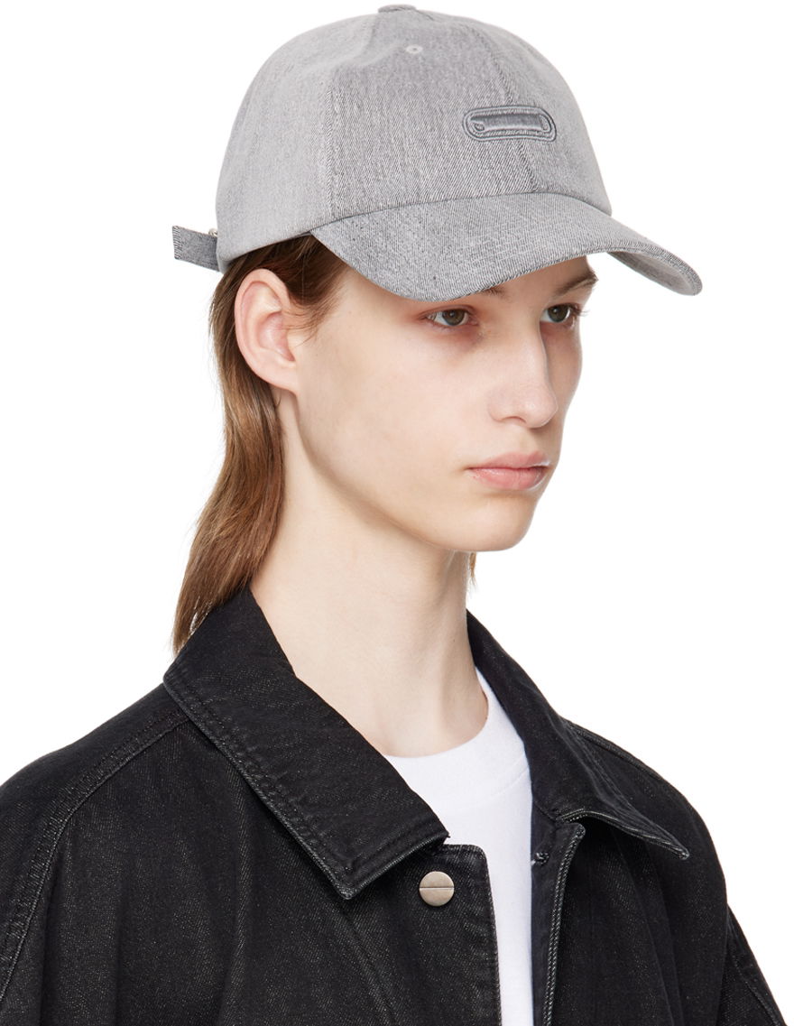 Kasket Solid Homme Solid Homme Logo Cap Grå | S241AC01, 1