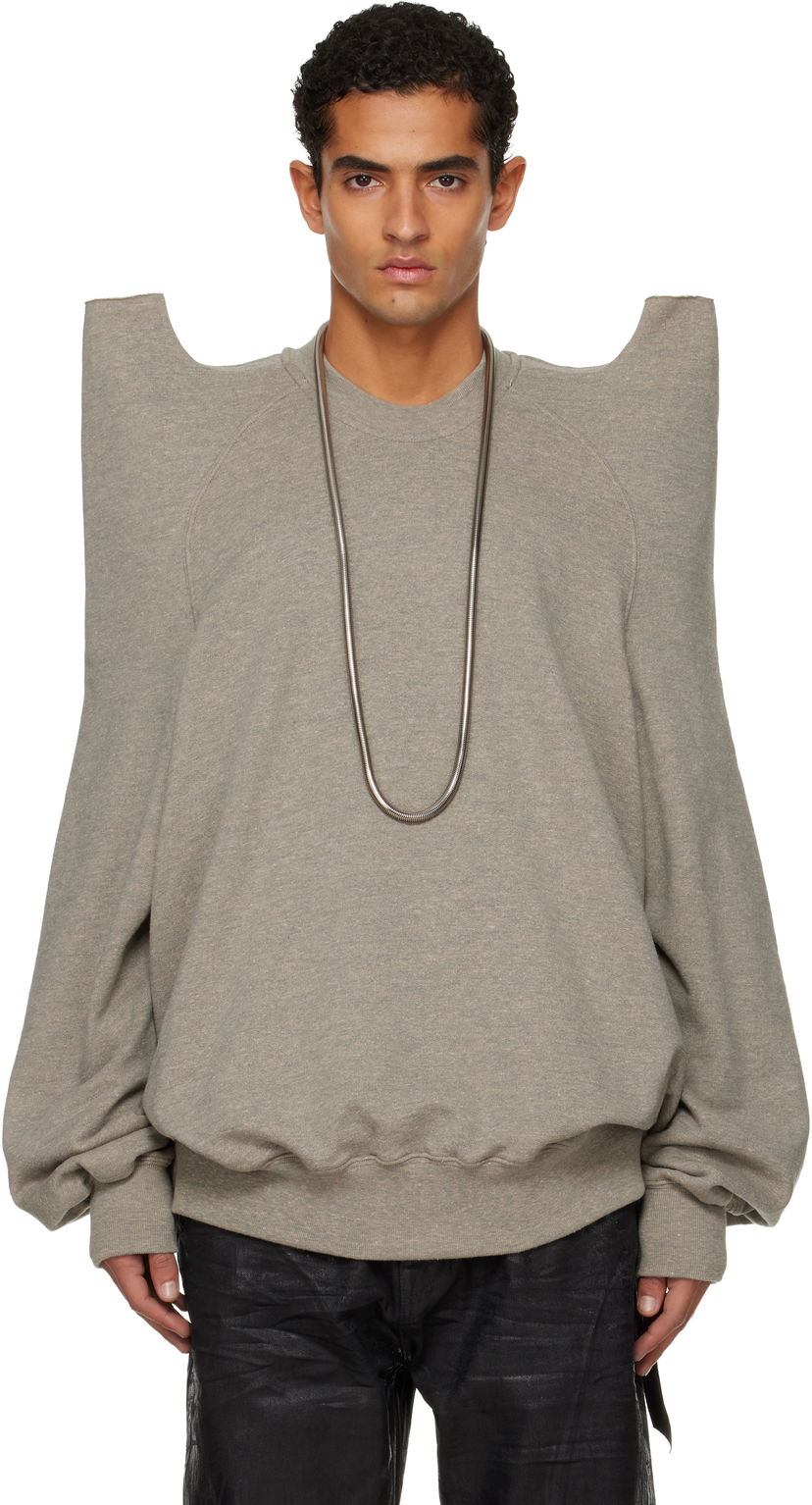 Sweatshirt Rick Owens Concordians Tecsweat Sweatshirt Grå | DU02E7272 FGM