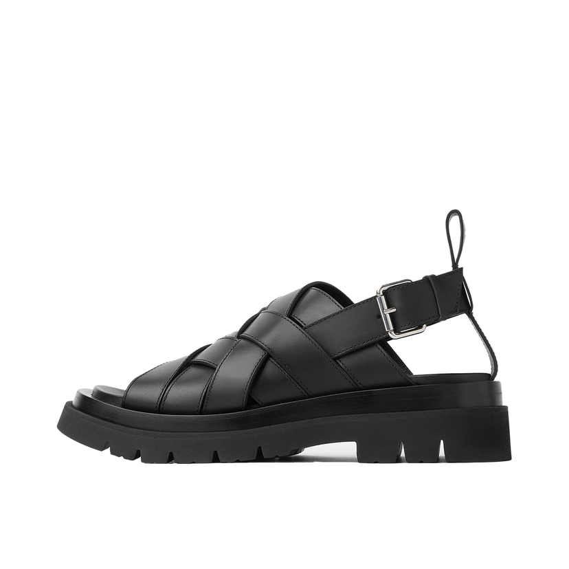 Sneakers og sko Bottega Veneta Lug Strap Sandal "Black" Sort | 755129 VBS50 1000