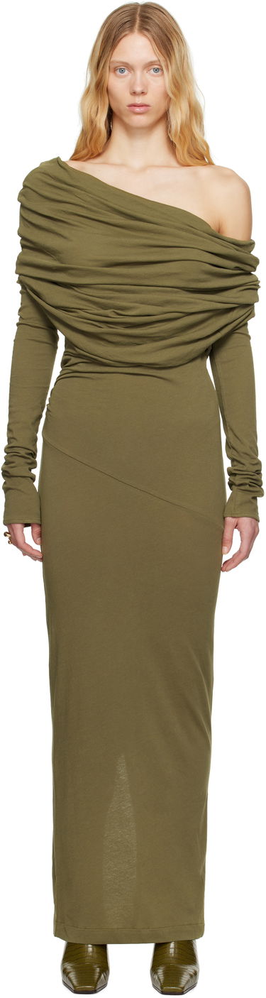 Kjole Entire Studios Entire Studios Bound Maxi Dress Grøn | ESW-S25-6018-CA, 0