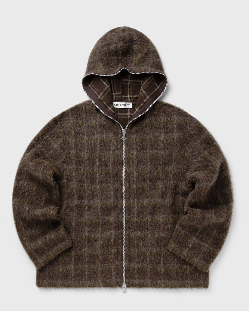 Sweatshirt OUR LEGACY Our Legacy Mohair Zip Hoodie Brun | M4256FD