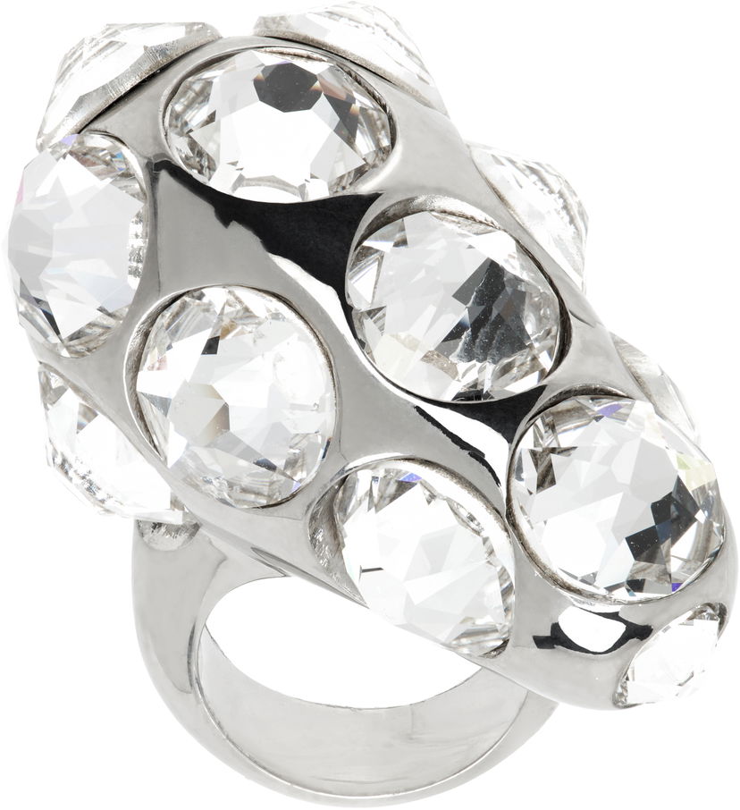 Ring Acne Studios Acne Studios Crystal Drop Ring Metalisk | C50468-