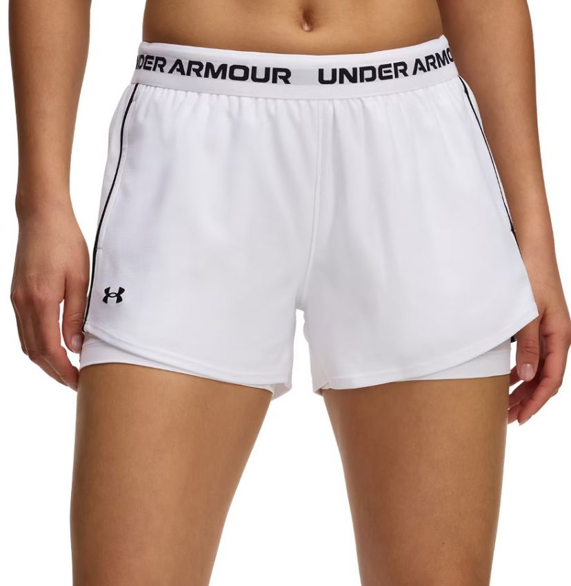 Shorts Under Armour Under Armour Tech Play Up 2-in-1 Training Shorts Hvid | 1389895-100