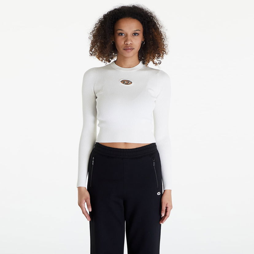 T-shirt Diesel M-Valary Knitwear White Hvid | A12397_0DLAX White