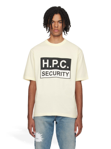 T-shirt HERON PRESTON Security T-Shirt Hvid | HMAA032F23JER0100410