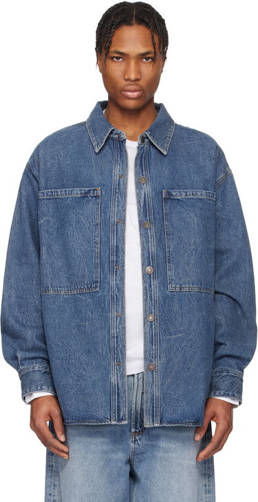 Skjorte AGOLDE AGOLDE Atticus Denim Jacket Blå | A4031-1206, 0