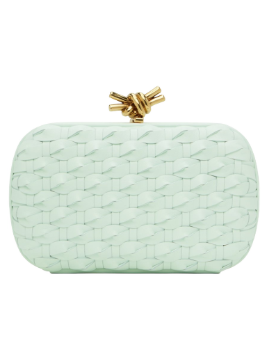 Håndtaske Bottega Veneta Knot Clutch Blå | 717622 V3AC1