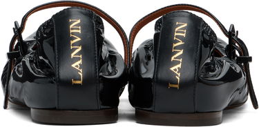 Tøj LANVIN Lanvin Mary Jane Glossy Leather Ballerinas Sort | FW-BAMB05-GLOS-H24, 1