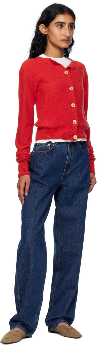 Sweater Baserange Baserange Tier Cardigan Rød | PUTC-RC-AU25, 3