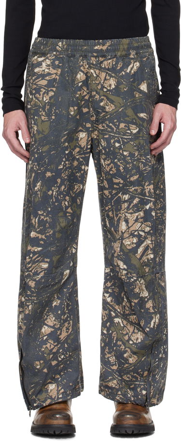 Bukser Diesel Diesel P-Lint Camo Print Trousers Grøn | A16667-0ABCG-5AFA, 0