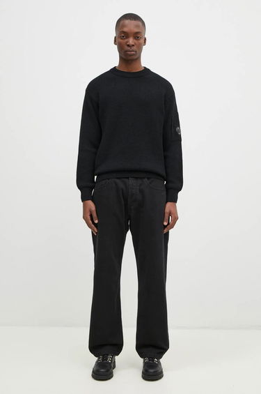 Sweater C.P. Company Knitwear Crew Neck Sweater Sort | 17CMKN228A006595A, 5