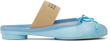 Sneakers og sko Maison Margiela MM6 Maison Margiela Satin Ballerina Mules Blå | S59WX0074 P5560, 0