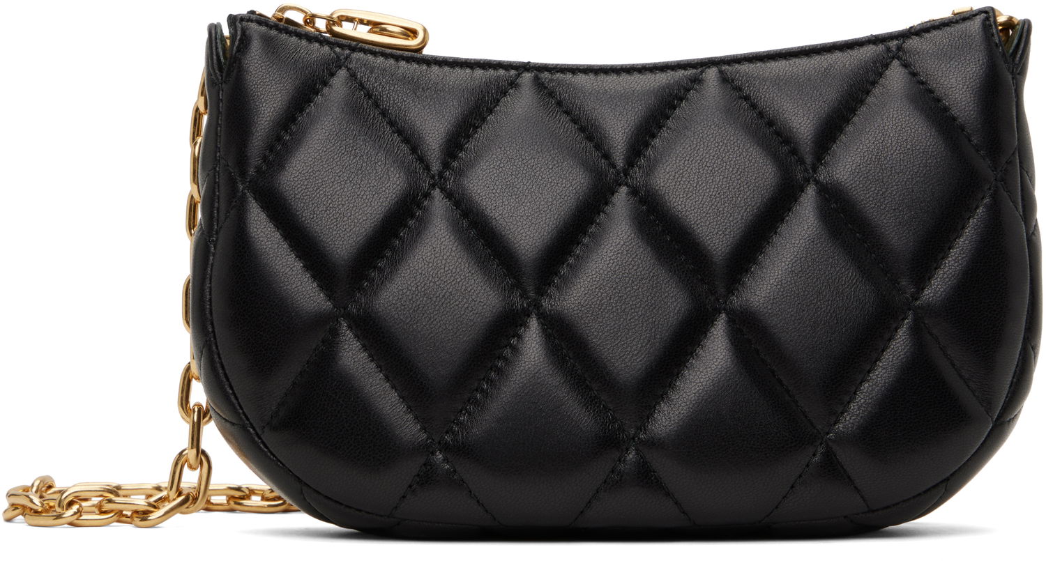 Håndtaske Burberry Burberry Rocking Horse Quilted Lambskin Chain Bag Sort | 8105328, 0