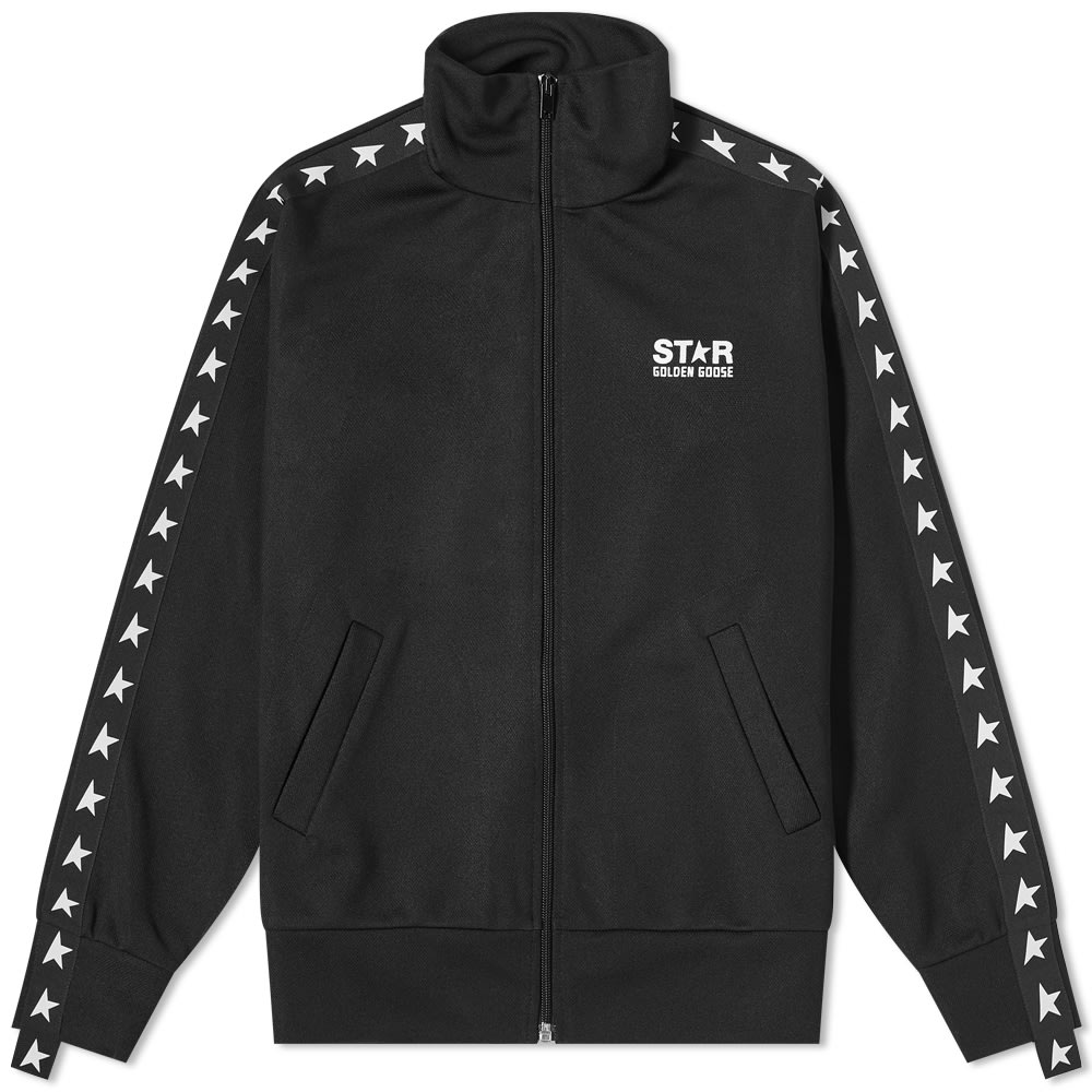 Vindjakke Golden Goose Star Zip Track Jacket Sort | GWP00875-P000520-80203, 0