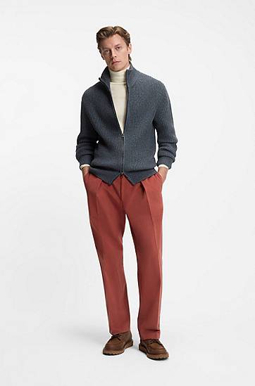 Sweater BOSS BECKHAM x BOSS rollneck sweater in cashmere Hvid | 50557974, 1