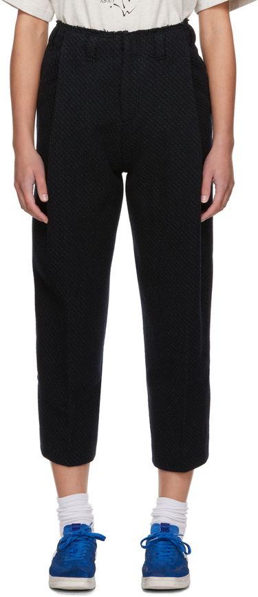 Bukser ADER ERROR Raw Edge Cropped Trousers Sort | BMADFWSA0201BK, 0