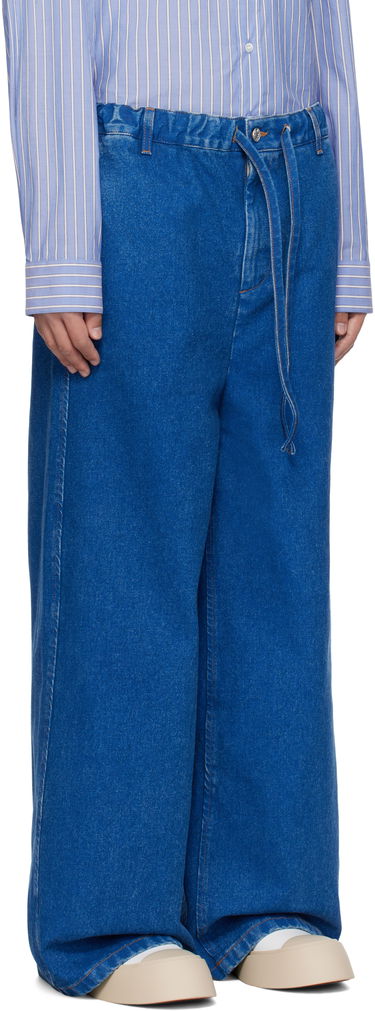 Jeans Marni Marni Drawstring Jeans Blå | PUJU0104A0 USCU83, 1