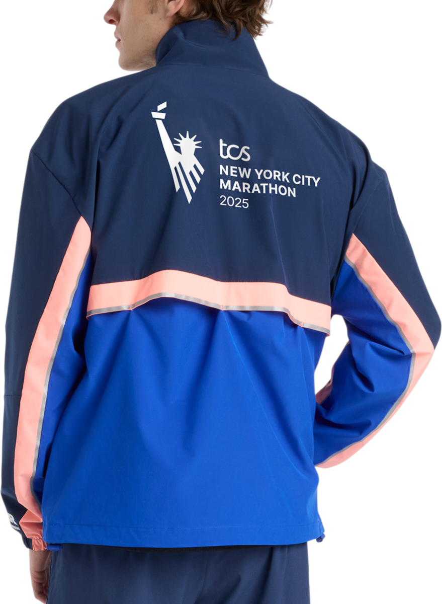Vindjakke New Balance NYC Marathon 2025 Running Jacket Flerfarvet | mj53250m-bum, 1
