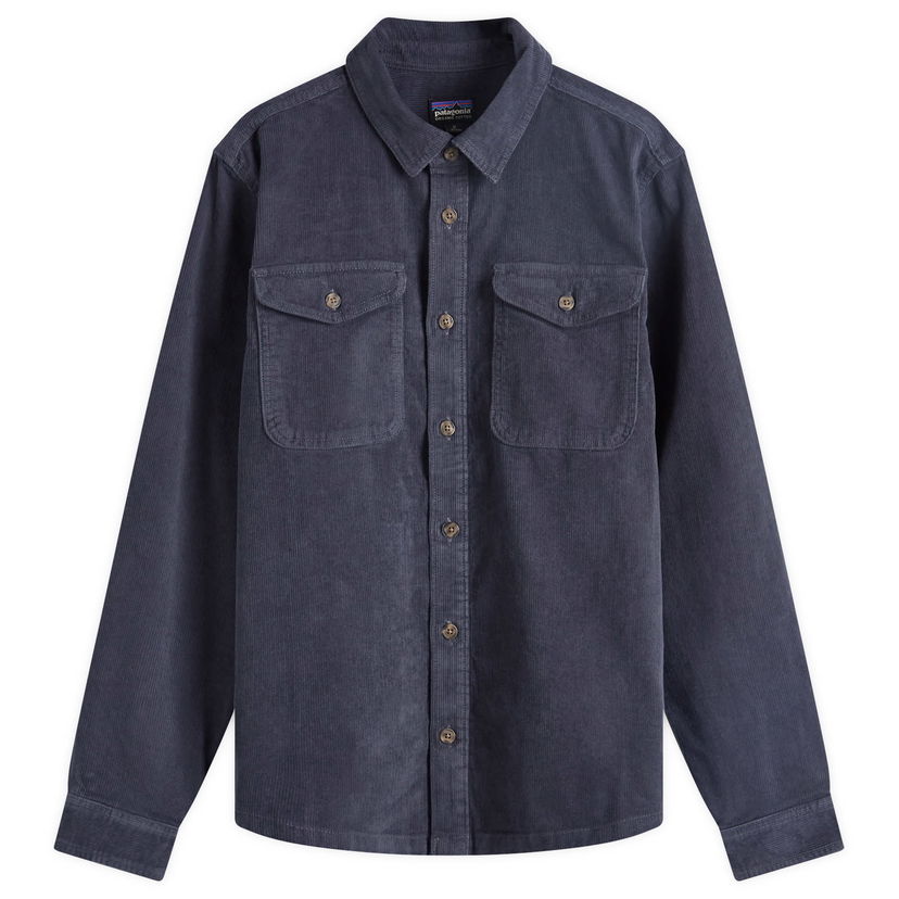 Skjorte Patagonia Overshirt Corduroy Mørkeblå | 42445-SMDB