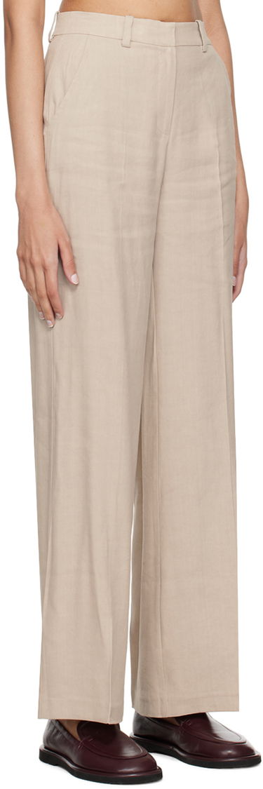 Bukser Anine Bing Kline Straight Leg Trousers Beige | A-03-3344-SDA26, 1