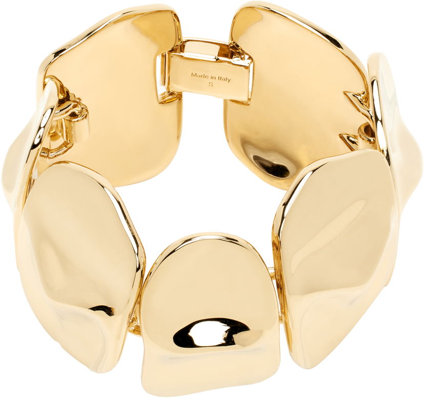 Armbånd Acne Studios Acne Studios Brass Croco Scale Bracelet Gul | C50464-