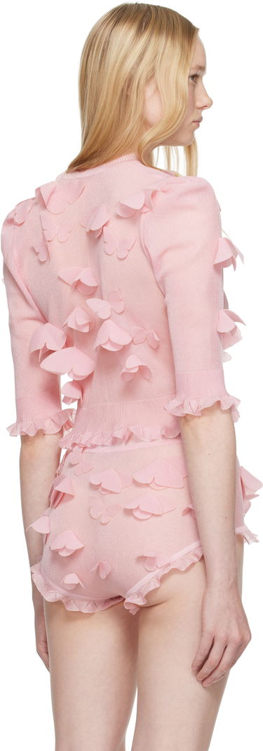 Trusser Coperni Coperni Knitted Butterfly Top Lyserød | COPML142Y3015, 2