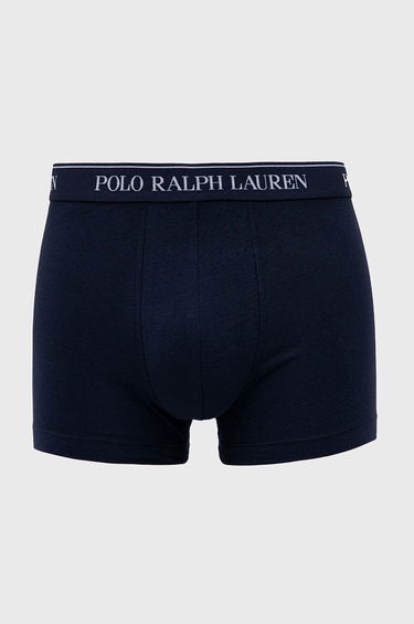 Boksere Polo by Ralph Lauren Cotton Trunk - 3 Pack Mørkeblå | 714835885004, 0