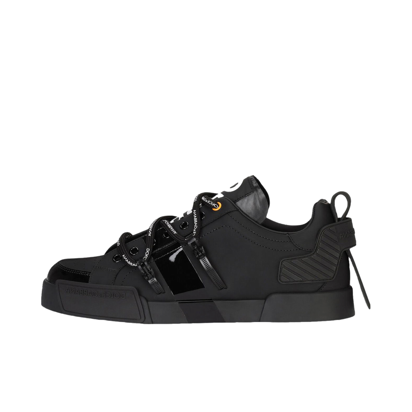 Sneakers og sko Dolce & Gabbana Portofino Strapped Black White Sort | CS1783AJ986_89690