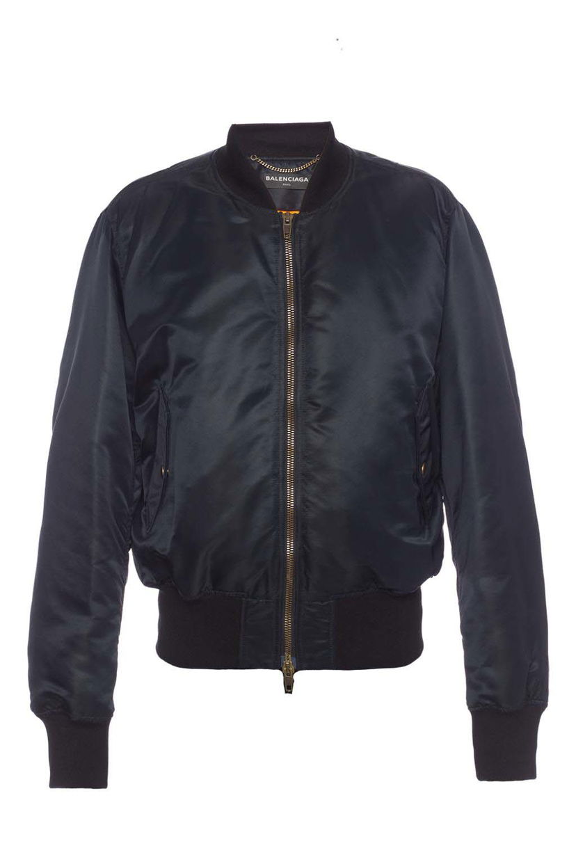 Bomberjakke Balenciaga Paris Bomber Jacket Sort | 486234 TWD13 1000