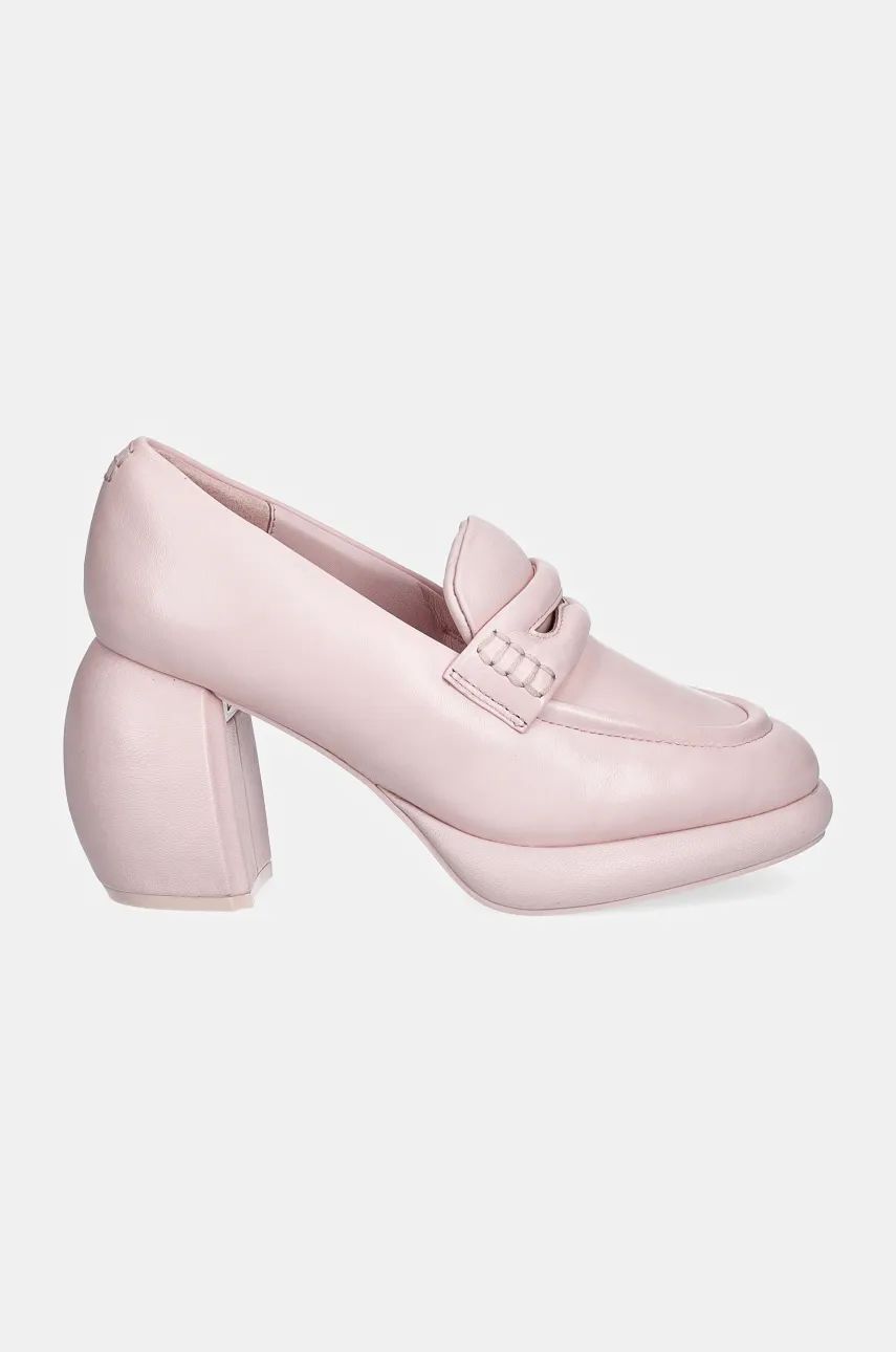 Sneakers og sko Clarks Leather Platform Loafers Lyserød | 26180952, 0