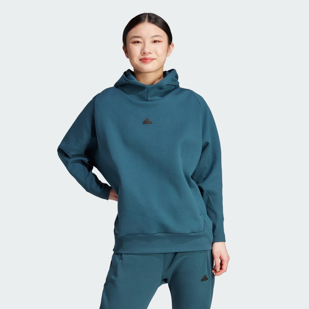 Sweatshirt adidas Originals adidas Z.N.E. Overhead Mørkeblå | IN5121, 1