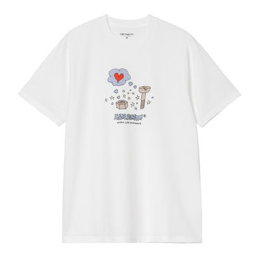 T-shirt Carhartt WIP Short Sleeve Work Life Romance Graphic T-Shirt Hvid | I035201_6, 0