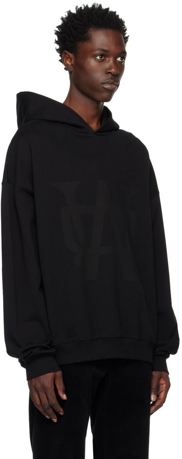 Sweatshirt We11done We11done Symbol Hoodie Sort | WD-TH3-22-801-U-BK, 1