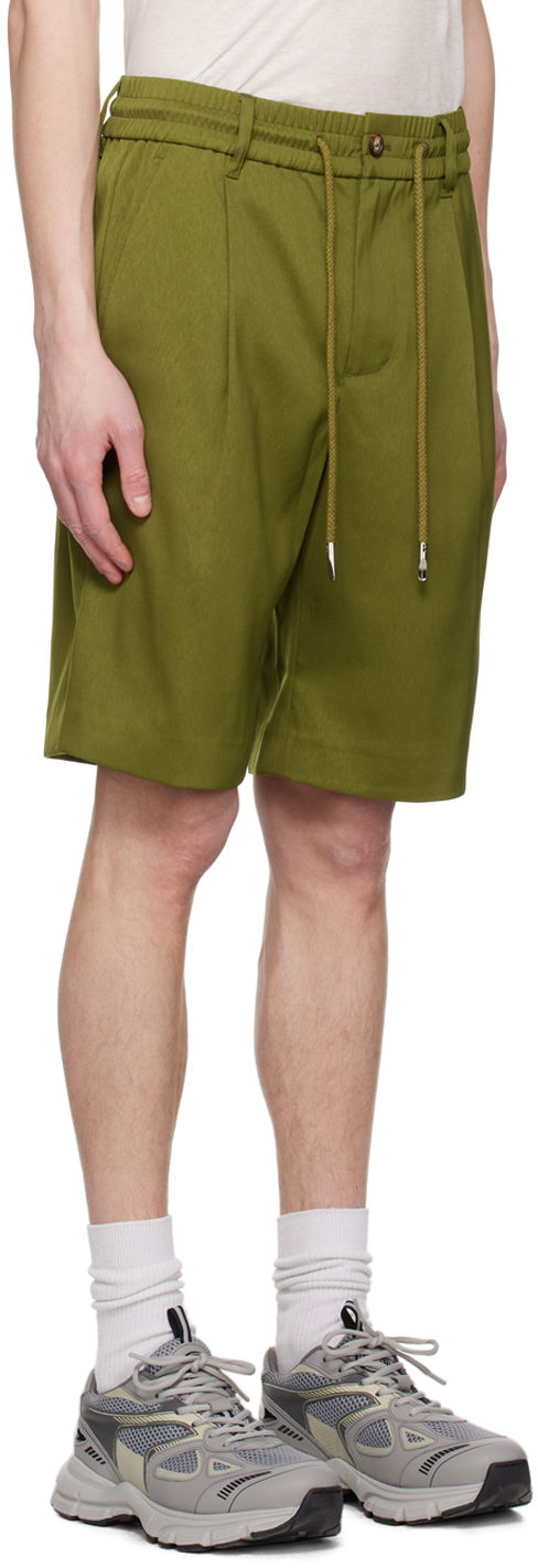 Shorts Feng Chen Wang Feng Chen Wang Pleated Shorts Grøn | FMS15ST02, 1