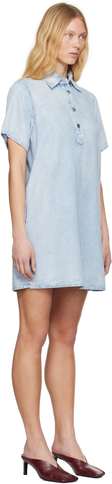 Kjole rag & bone Rag & Bone Jocelyn Featherweight Denim Minidress Blå | WDD25S1512UFAL, 1