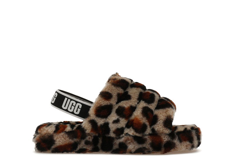 Sneakers og sko UGG UGG Fluff Yeah Leopard Slides Brun | 1110673K-AMP, 0