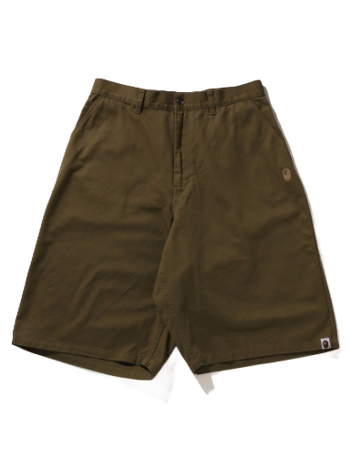 Shorts BAPE One Point Loose Fit Chino Short Grøn | 1J30-153-002