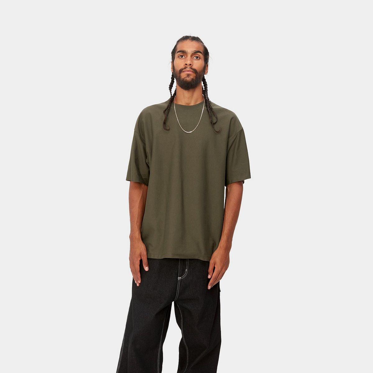 T-shirt Carhartt WIP Dawson T-Shirt Grøn | I032317_63_XX, 0