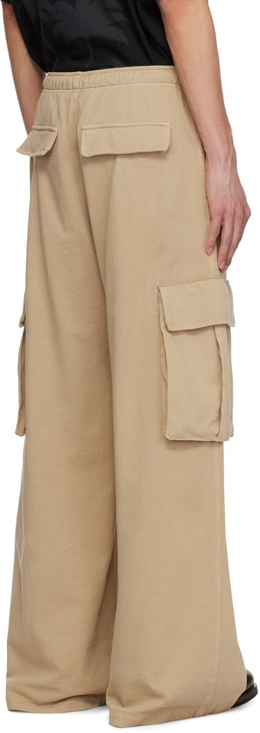 Cargo bukser Palm Angels Palm Angels French Terry Cargo Pants Beige | PMCF034S25FAB0016262, 2