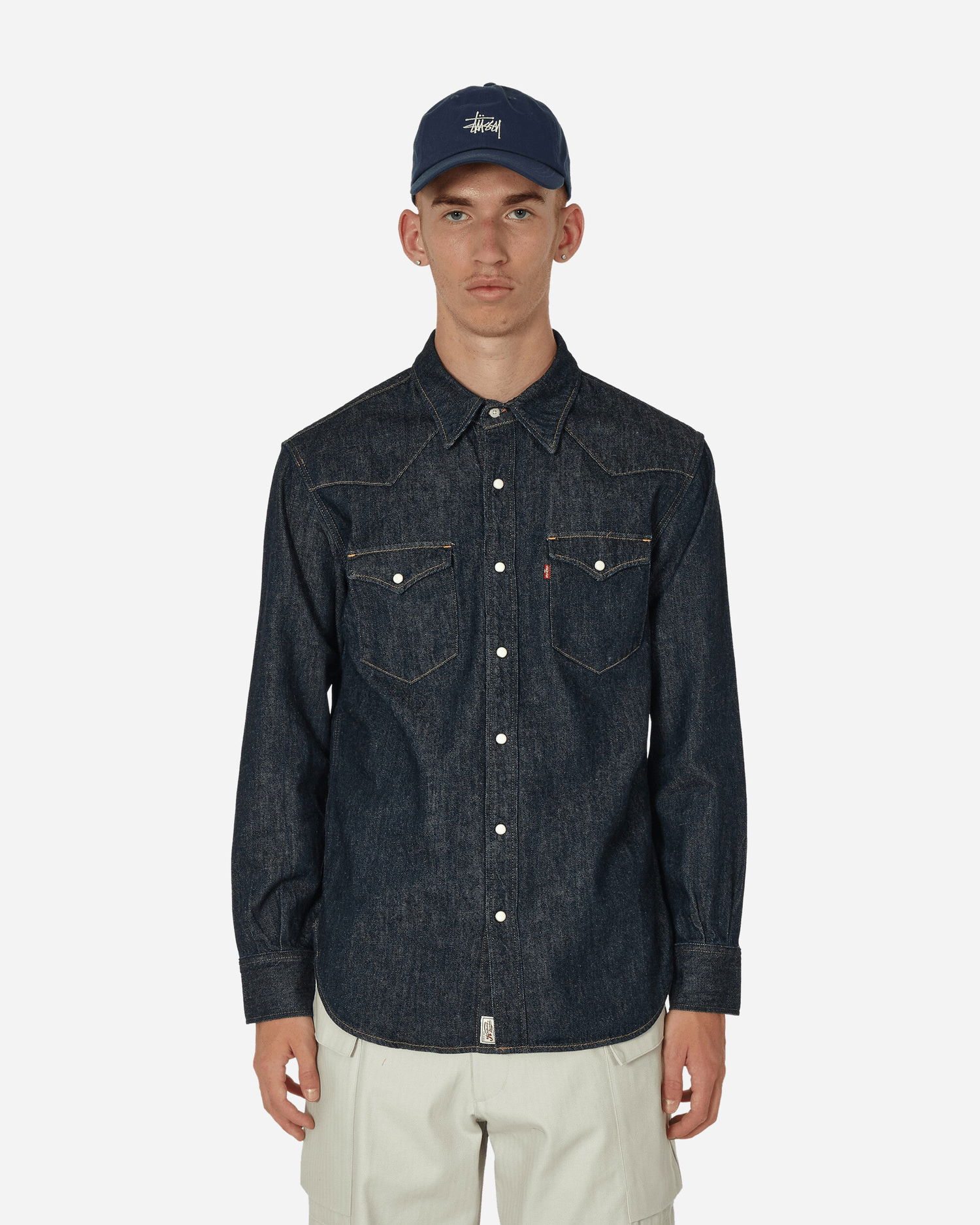 Skjorte Levi's Made in Japan 65 Western Greenfield Sort | A6127 0000, 0