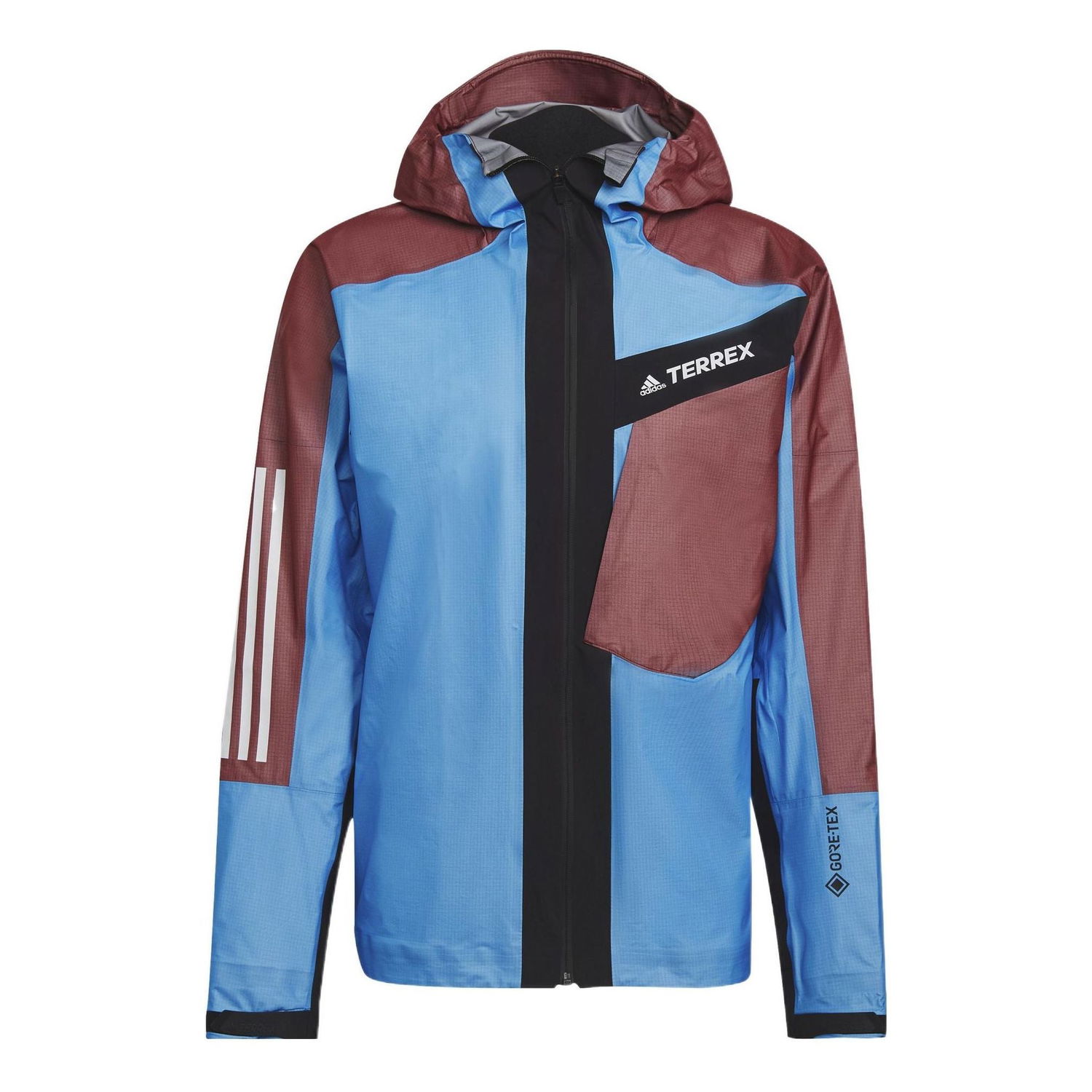Vindjakke adidas Performance Terrex Tr Light Gtx Hooded Outdoor Jacket Blå | H55948, 0