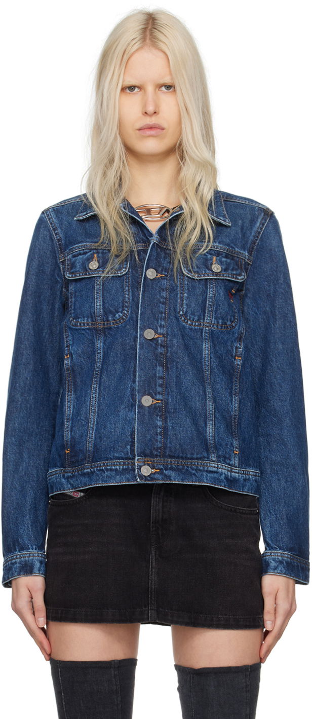 Jakke Diesel De-Bonny Denim Jacket Mørkeblå | A09970 09I27