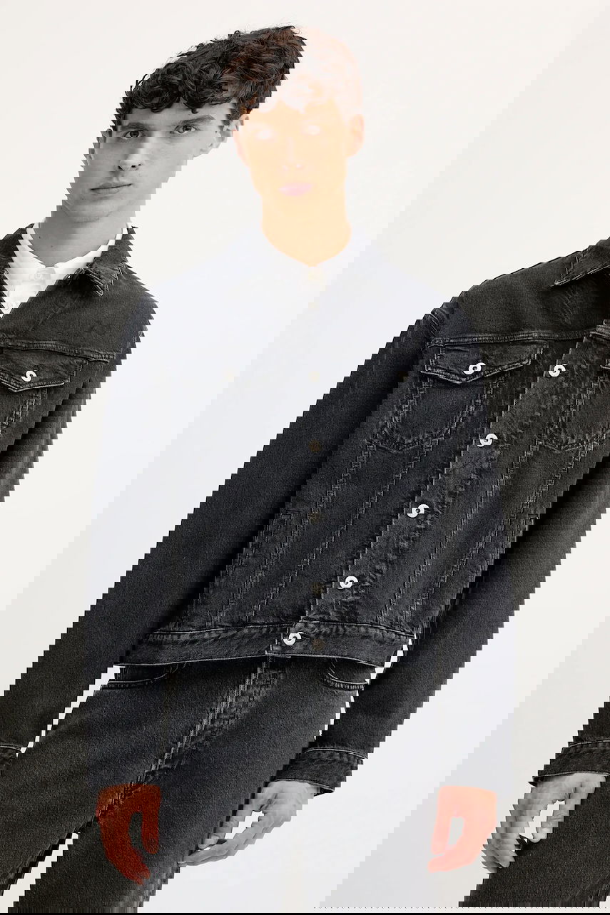 Jakke KENZO Kenzo Denim Jacket Sort | FF65DV3026C4, 0